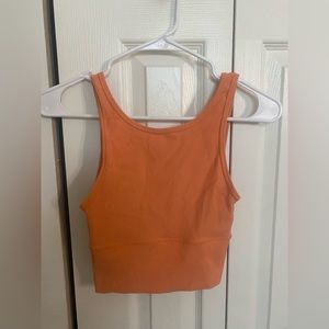 Lululemon Orange Pivot Tank Size 2